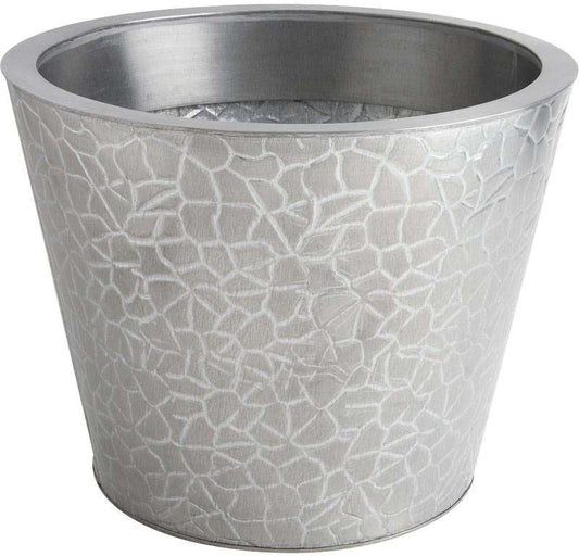 Cache pot en zing